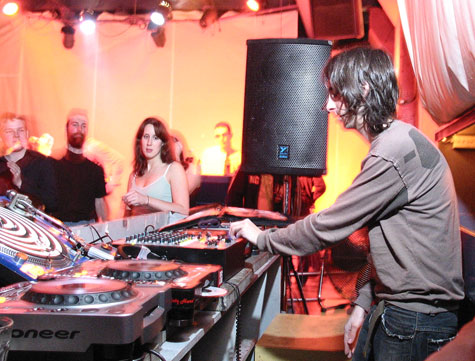 james holden at sonar, vancouver. photo by davin greenwell