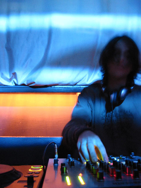 james holden at sonar, vancouver. photo by davin greenwell