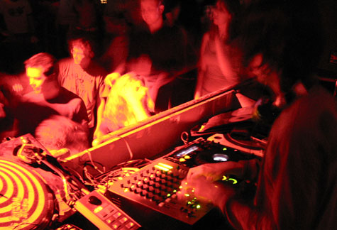 james holden at sonar, vancouver. photo by davin greenwell