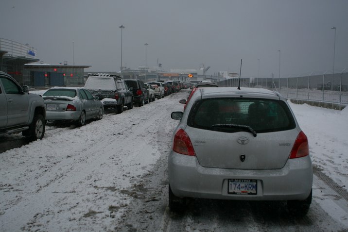 victoria and vancouver snow